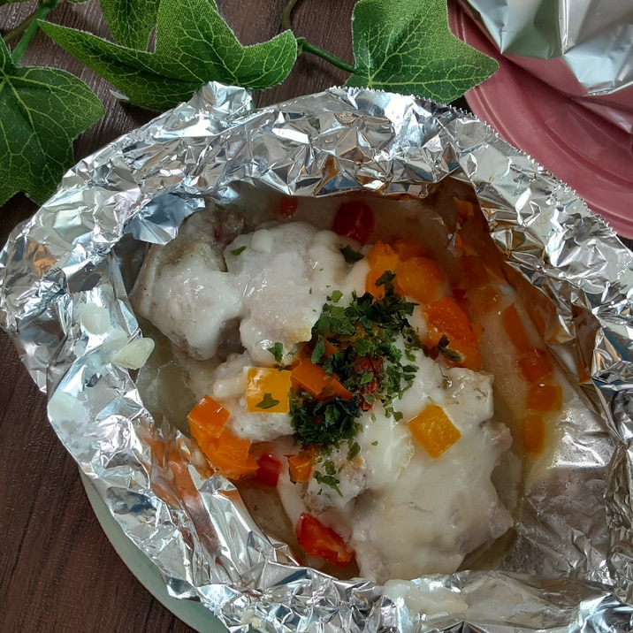 鶏のホイル焼き チーズフォンデュ風 レシピ 作り方 By ちえのん 楽天レシピ 鶏のホイル焼き チーズフォンデュ風 レシピ 作り方 By ちえのん 楽天レシピ